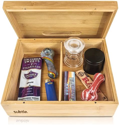 metal stash box with silicone inside|13 Best Weed Stash Boxes: The Ultimate List .